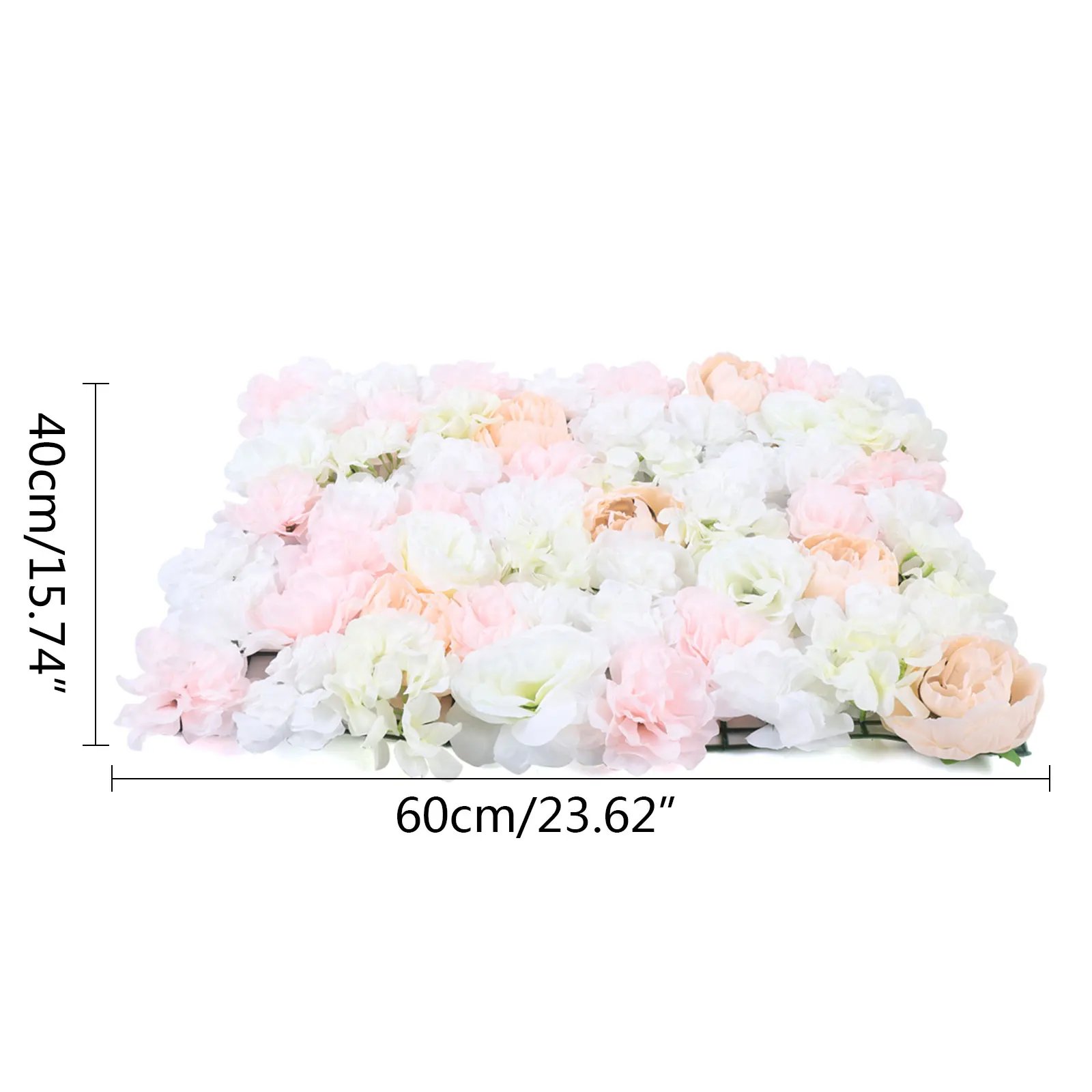 10Pcs Artificial Silk Cloth Flower Wall Panel Rectangular Elegant for Party Wedding Festival Celebration 10Pcs Artificial Silk Cloth Flower Wall Panel Rectangular Elegant for Party Wedding Festival Celebration