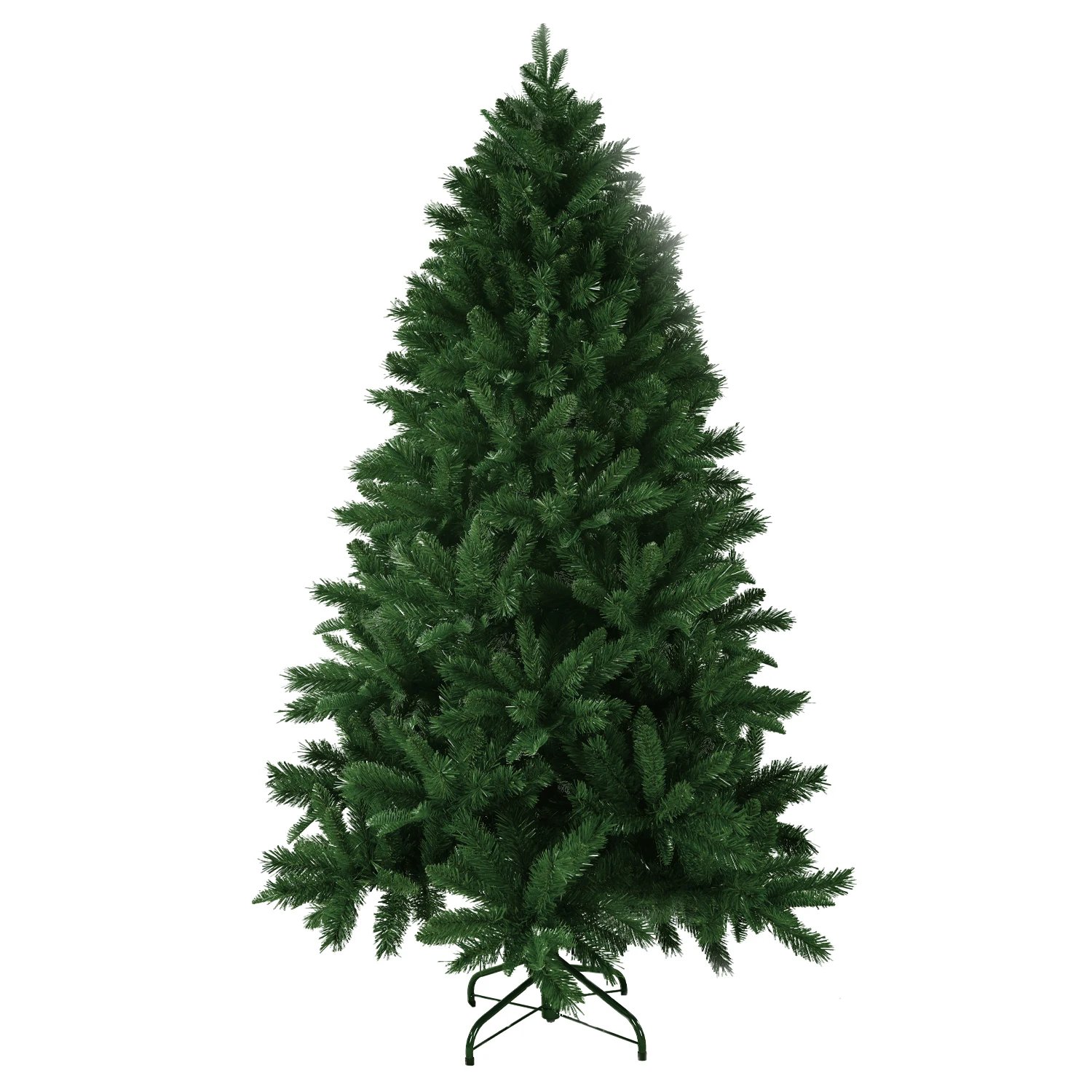 6FT Christmas Tree 1061 Branch Tips Automatic Open Premium Artificial Xmas Tree with Metal Stand Base Easy Assemble and Holiday