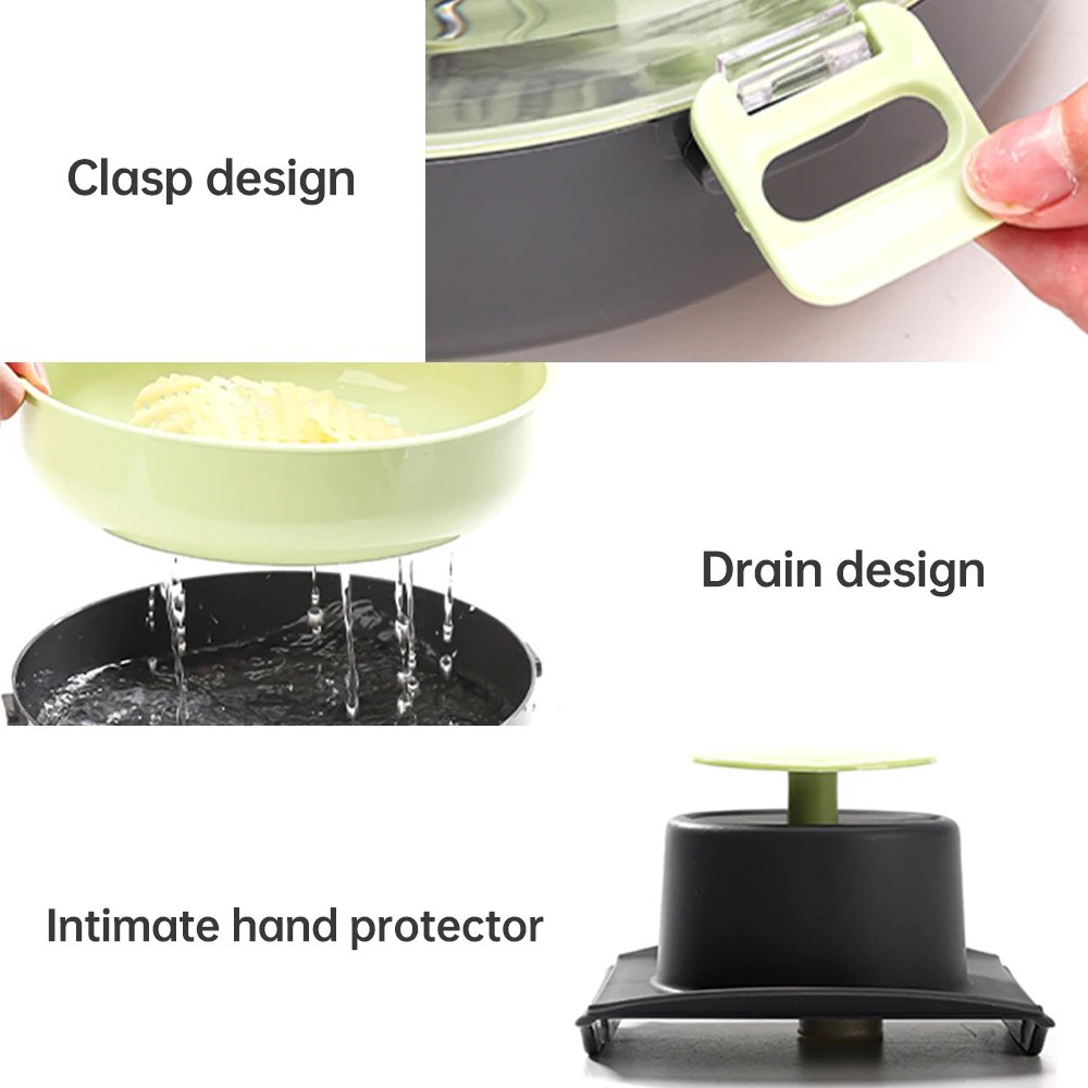 13 in 1 Vegetable Chopper with Container Kitchen Gadgets Veggie Dicer Cutter for Onion Tomato Vegetable Slicer Dicer Cutter