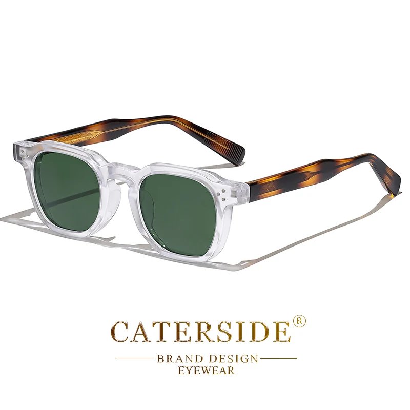 CATERSIDE Retro Punk Men Sunglasses Small Frame Square Personalized Design Sun Glasses Women Travel Party Business Festival Gift CATERSIDE Retro Punk Men Sunglasses Small Frame Square Personalized Design Sun Glasses Women Travel Party Business Festival Gift