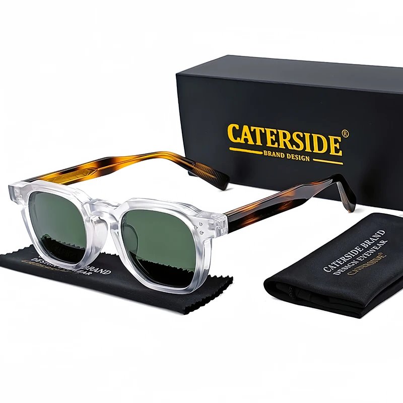 CATERSIDE Retro Punk Men Sunglasses Small Frame Square Personalized Design Sun Glasses Women Travel Party Business Festival Gift CATERSIDE Retro Punk Men Sunglasses Small Frame Square Personalized Design Sun Glasses Women Travel Party Business Festival Gift