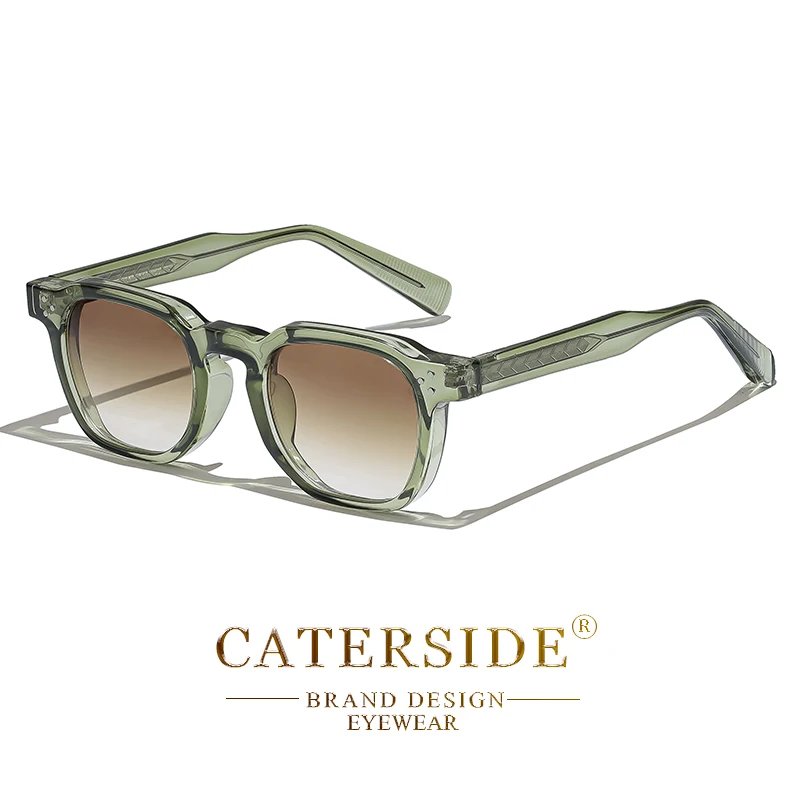 CATERSIDE Retro Punk Men Sunglasses Small Frame Square Personalized Design Sun Glasses Women Travel Party Business Festival Gift CATERSIDE Retro Punk Men Sunglasses Small Frame Square Personalized Design Sun Glasses Women Travel Party Business Festival Gift