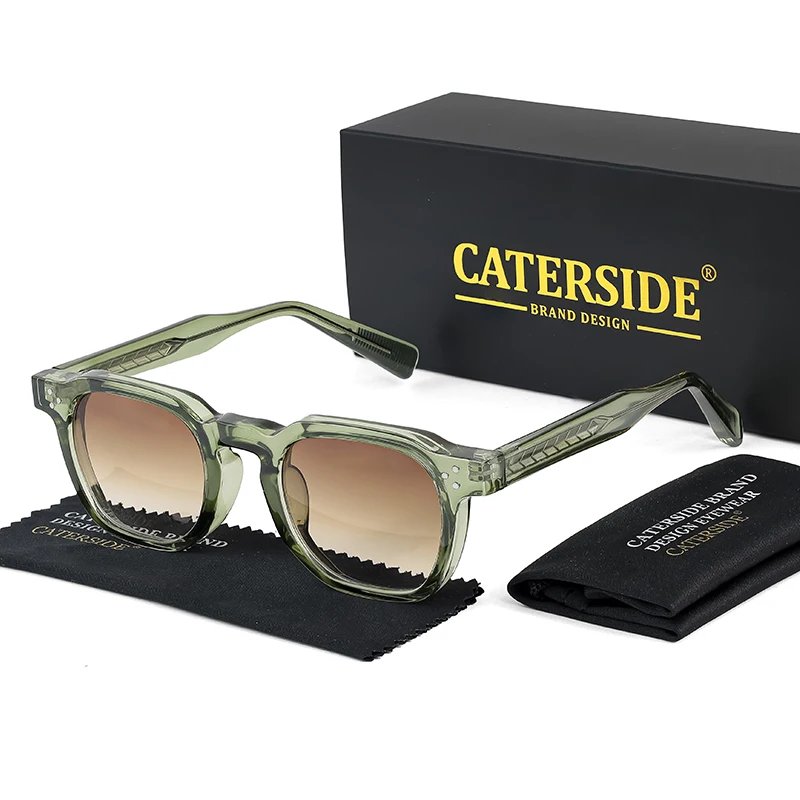 CATERSIDE Retro Punk Men Sunglasses Small Frame Square Personalized Design Sun Glasses Women Travel Party Business Festival Gift CATERSIDE Retro Punk Men Sunglasses Small Frame Square Personalized Design Sun Glasses Women Travel Party Business Festival Gift