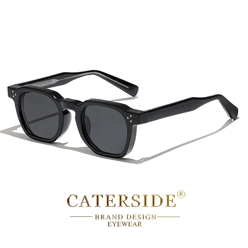 CATERSIDE Retro Punk Men Sunglasses Small Frame Square Personalized Design Sun Glasses Women Travel Party Business Festival Gift CATERSIDE Retro Punk Men Sunglasses Small Frame Square Personalized Design Sun Glasses Women Travel Party Business Festival Gift