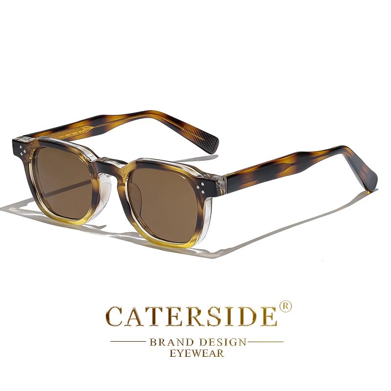 CATERSIDE Retro Punk Men Sunglasses Small Frame Square Personalized Design Sun Glasses Women Travel Party Business Festival Gift CATERSIDE Retro Punk Men Sunglasses Small Frame Square Personalized Design Sun Glasses Women Travel Party Business Festival Gift