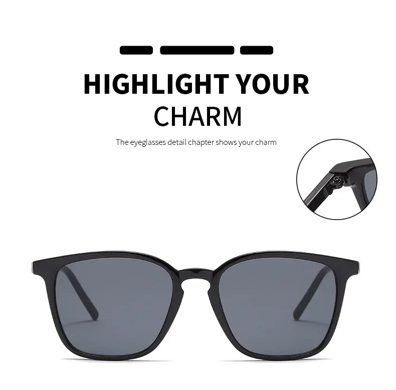Fashion Vintage Square Sunglasses for Women Brand Designer Luxury Mirror Sun Glasses Retro Female Shades Zonnebril Dames UV400