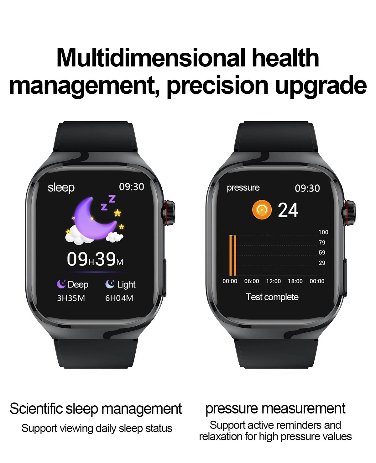 2024 New Uric Acid Blood Fat Smart Watch Men Blood Sugar ECG+PPG Blood Pressure Bluetooth Call Sports for Xiaomi Health Watch