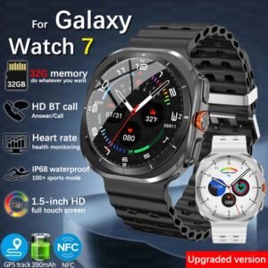 DT Watch Ultra 47mm, 32 GB Speicher, lokale Musikwiedergabe, Bluetooth-Anruf, Kompass, 3D-Menü, Bluetooth-Smartwatch, kompatibel mit Samsung, für Männer und Frauen, Modell 2024.