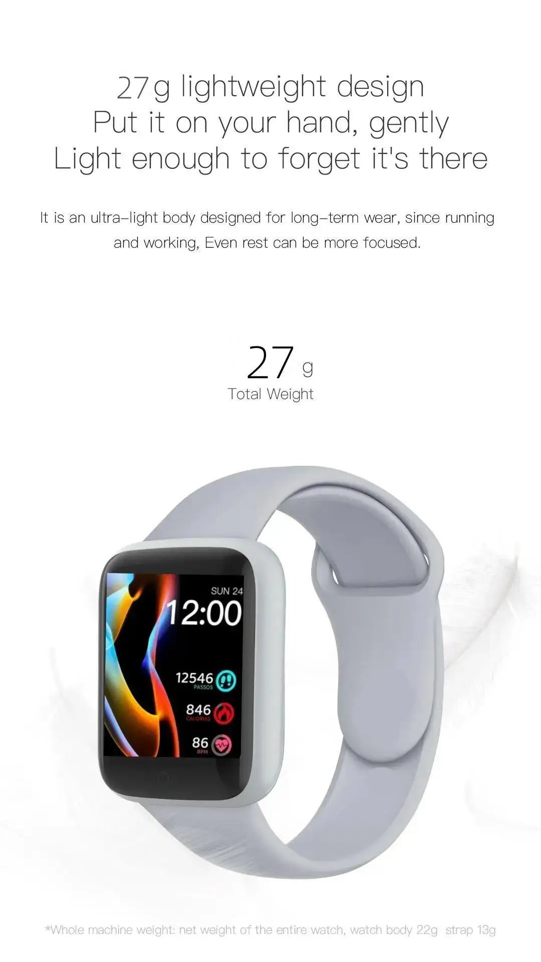 Y68S Real Step Count Rechargeable Smart Watch Men And Women Touchscreen Sports Fitness Watch Phone Connection IS Fully Compati