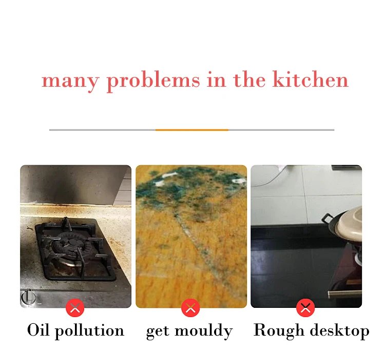40cm Marble Kitchen Oil-Proof Film Stove Waterproof Self-Adhesive Wallpaper Countertop Cabinet Renovation Tile Wall Stickers