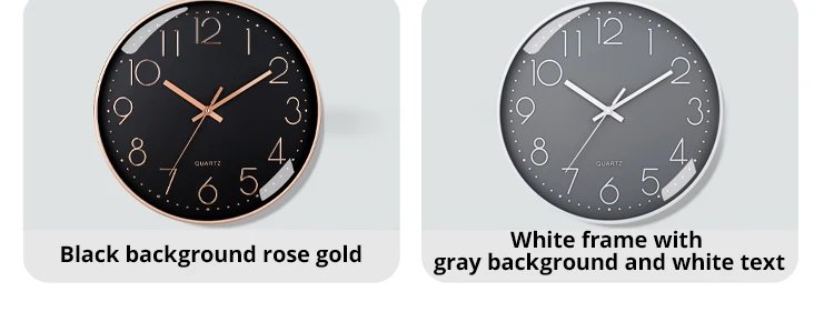 8 Inch Mute Wall Clock Simple Digital Wall Clock Home Decorations Cubic Digital Clock Quartz Wall Clock
