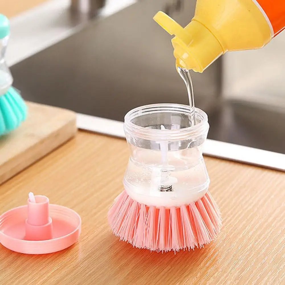 Kitchen Wash Pot Dish Brush Astronaut Washing Utensils With Automatic Soap Liquid Dispenser Household Cleaning Accessories Kitchen Wash Pot Dish Brush Astronaut Washing Utensils With Automatic Soap Liquid Dispenser Household Cleaning Accessories