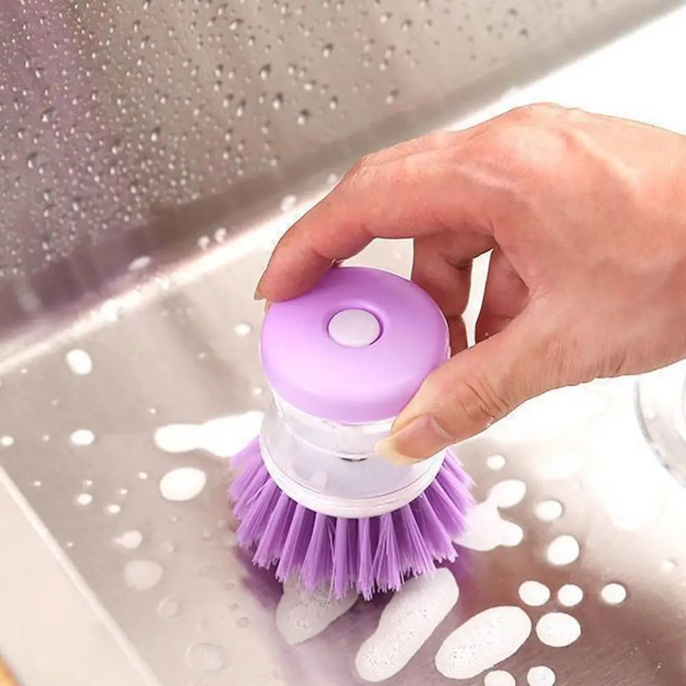 Kitchen Wash Pot Dish Brush Astronaut Washing Utensils With Automatic Soap Liquid Dispenser Household Cleaning Accessories Kitchen Wash Pot Dish Brush Astronaut Washing Utensils With Automatic Soap Liquid Dispenser Household Cleaning Accessories