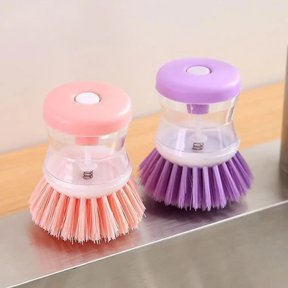 Kitchen Wash Pot Dish Brush Astronaut Washing Utensils With Automatic Soap Liquid Dispenser Household Cleaning Accessories Kitchen Wash Pot Dish Brush Astronaut Washing Utensils With Automatic Soap Liquid Dispenser Household Cleaning Accessories