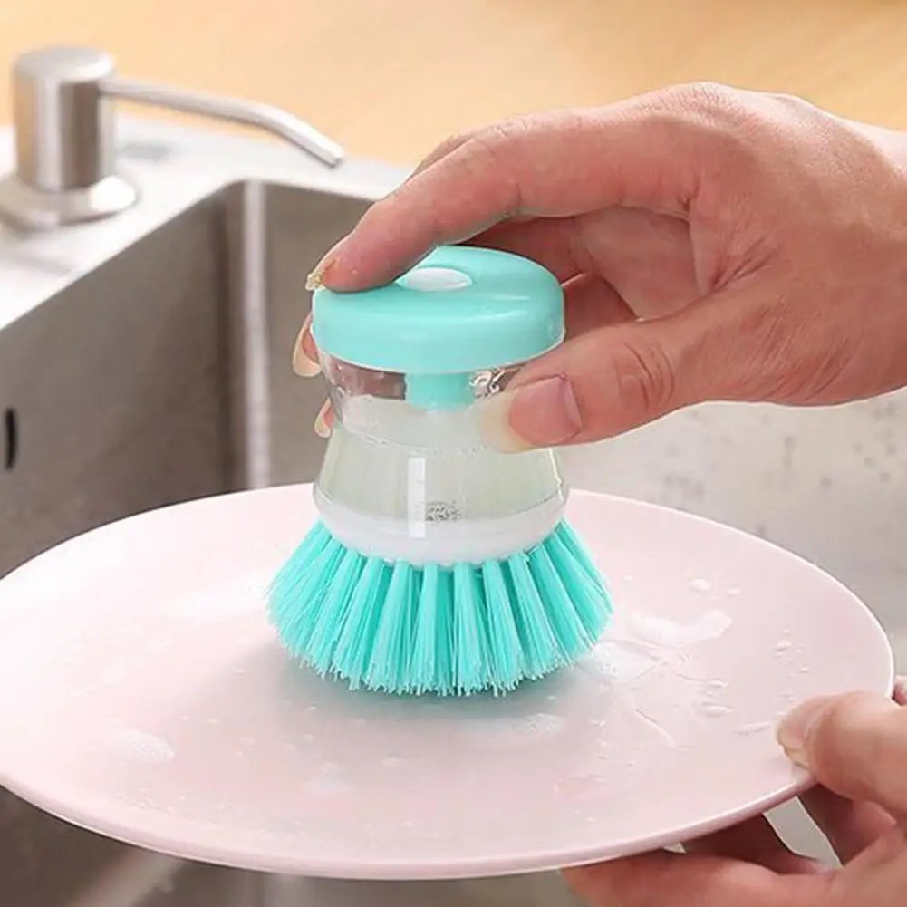Kitchen Wash Pot Dish Brush Astronaut Washing Utensils With Automatic Soap Liquid Dispenser Household Cleaning Accessories Kitchen Wash Pot Dish Brush Astronaut Washing Utensils With Automatic Soap Liquid Dispenser Household Cleaning Accessories
