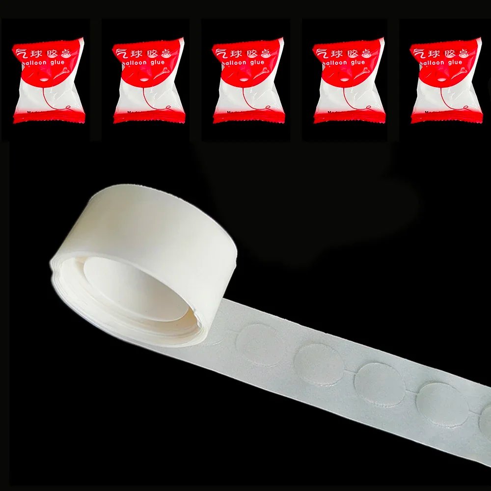 100 Points Balloon Glue Attachment Dot Attach Balloons To Ceiling or Wall Balloon Stickers Birthday Party Wedding Decoration Sup