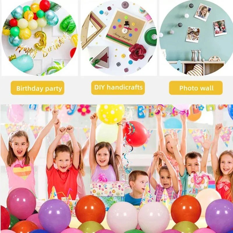 100/500/1000pcs Double-sided Adhesive Dots Transparent Removable Balloon Adhesive Tape Glue For Wedding Birthday Party Decor