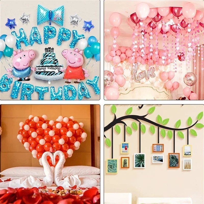 100/500/1000pcs Double-sided Adhesive Dots Transparent Removable Balloon Adhesive Tape Glue For Wedding Birthday Party Decor
