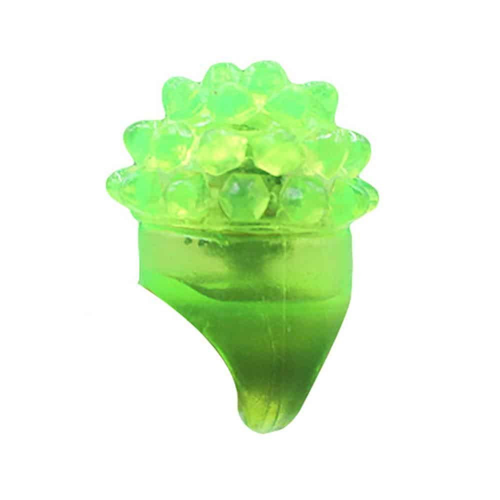 1pc Led Flashing Strawberry Rings LED Finger Ring Luminous Event Party Glowing Ring Xmas Birthday Wedding Kids Jewelry Rings To