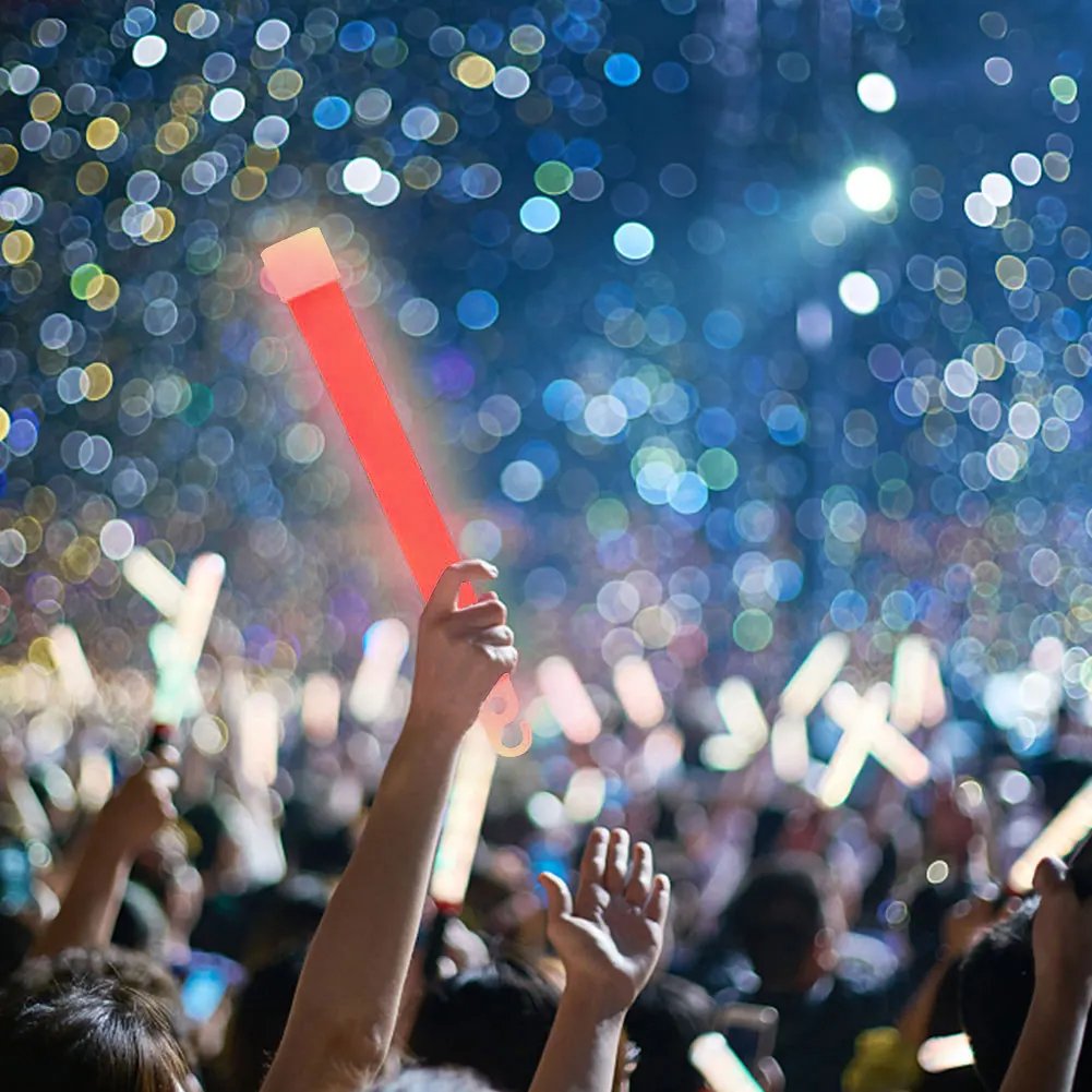 1/5/10PCS Fluorescence Glow Stick Military Glow Light Sticks with Hook Outdoor Emergency Glow In The Dark Party Light Sticks