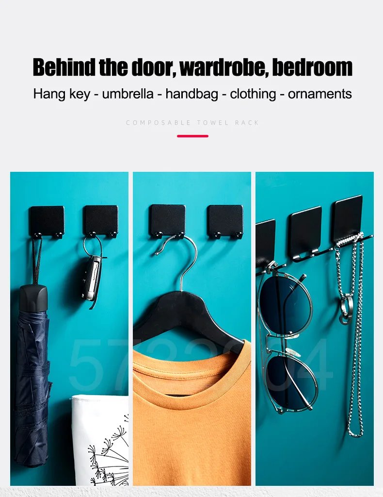 Shaving Razor Holder multi-function Men Shaving Shaver Storage Hook Wall Shelf Razor Rack Bathroom Kitchen Accessories Hooks