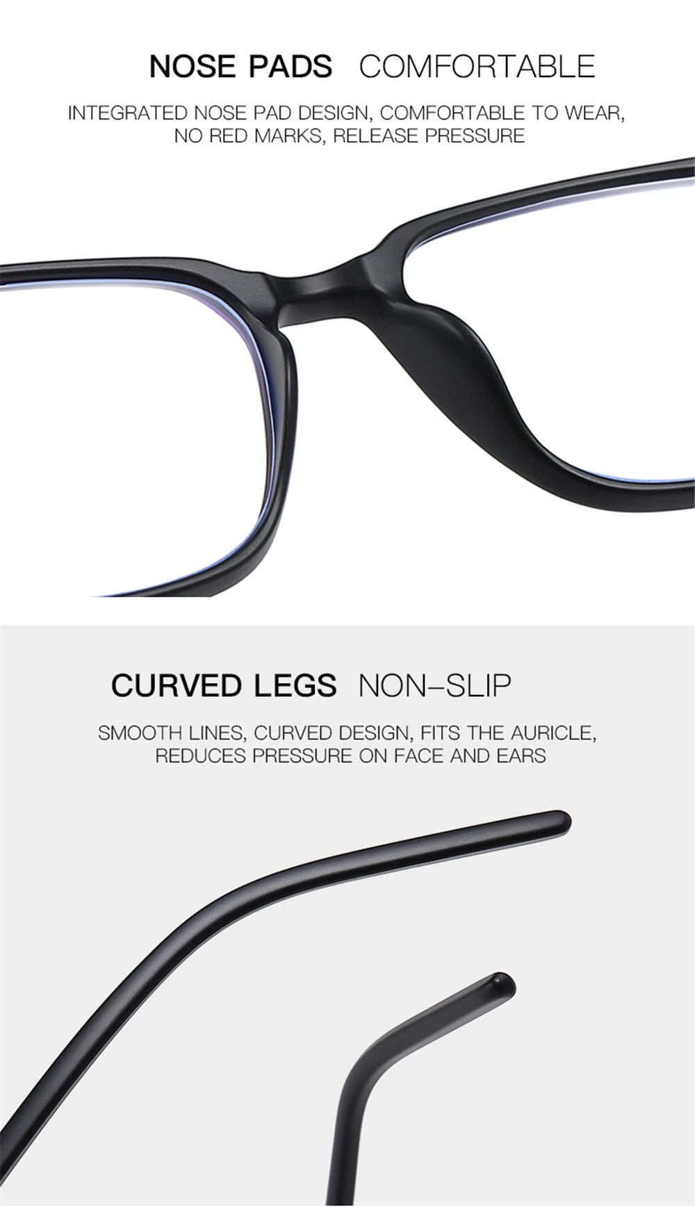 2024 Trending Blue Light Blocking Men's Glasses Gaming TR90 Matte Black Anti Ray Eyeglasses Women Transparent Fashion Eyewear 2024 Trending Blue Light Blocking Men's Glasses Gaming TR90 Matte Black Anti Ray Eyeglasses Women Transparent Fashion Eyewear
