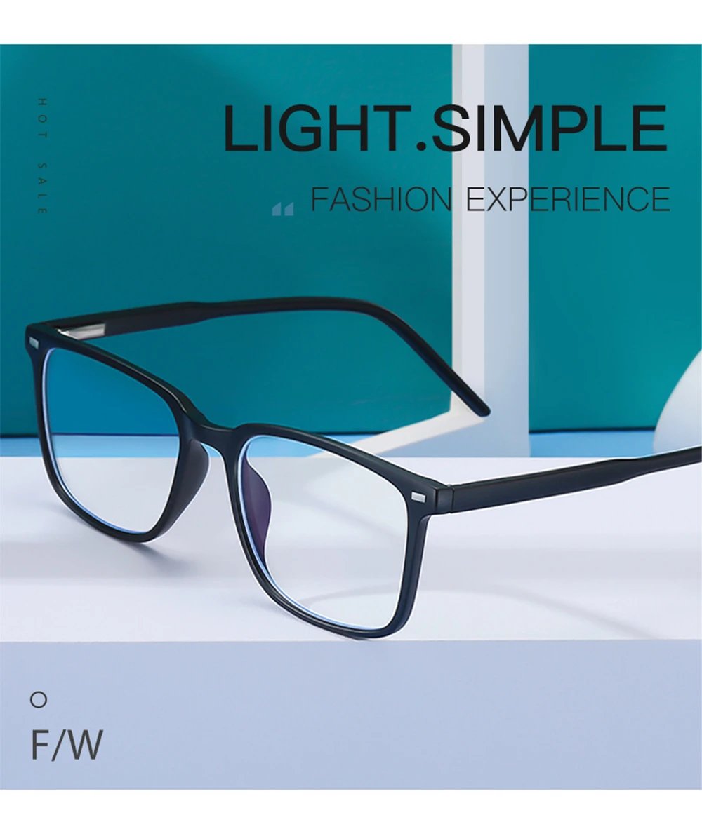 2024 Trending Blue Light Blocking Men's Glasses Gaming TR90 Matte Black Anti Ray Eyeglasses Women Transparent Fashion Eyewear 2024 Trending Blue Light Blocking Men's Glasses Gaming TR90 Matte Black Anti Ray Eyeglasses Women Transparent Fashion Eyewear