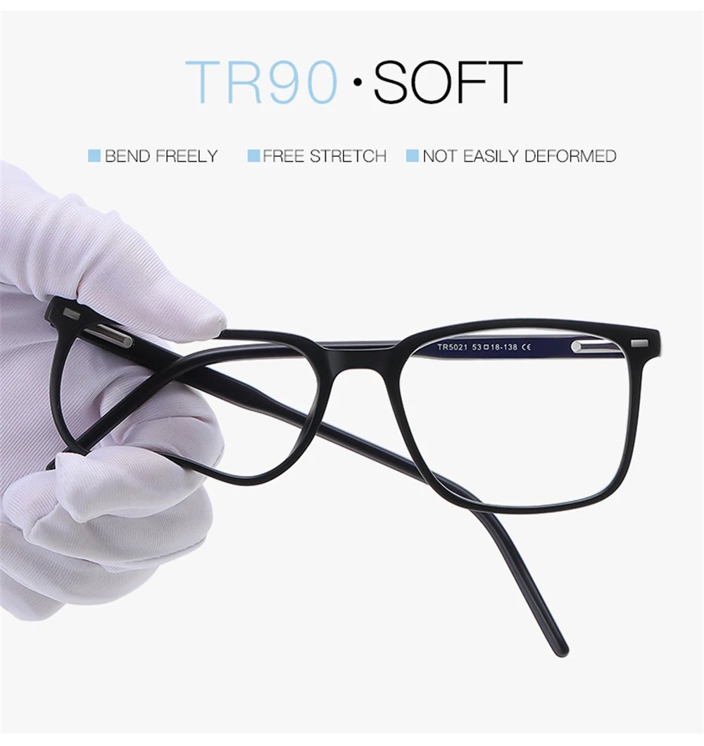 2024 Trending Blue Light Blocking Men's Glasses Gaming TR90 Matte Black Anti Ray Eyeglasses Women Transparent Fashion Eyewear 2024 Trending Blue Light Blocking Men's Glasses Gaming TR90 Matte Black Anti Ray Eyeglasses Women Transparent Fashion Eyewear