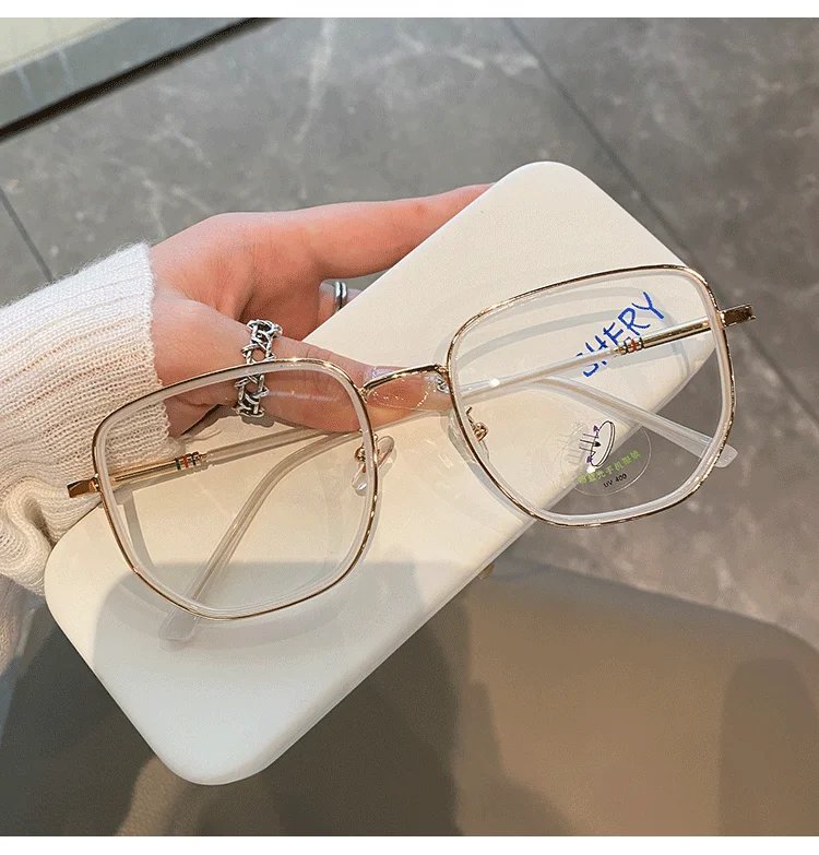 Transparent Computer Glasses Frame Women Men Anti Blue Light polygon Eyewear Blocking Glasses Optical Spectacle Eyeglass Transparent Computer Glasses Frame Women Men Anti Blue Light polygon Eyewear Blocking Glasses Optical Spectacle Eyeglass