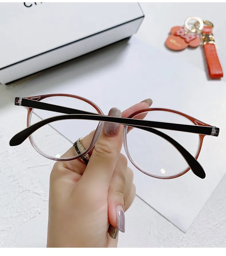 2021 New arrival Computer Glasses Frame Women Men Anti Blue Light Round Eyewear Blocking Glasses Optical Spectacle Eyeglass