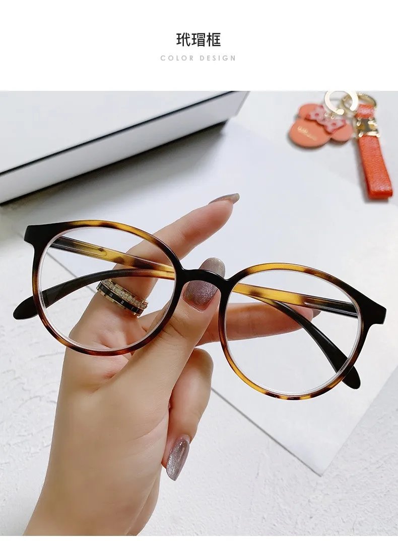 2021 New arrival Computer Glasses Frame Women Men Anti Blue Light Round Eyewear Blocking Glasses Optical Spectacle Eyeglass