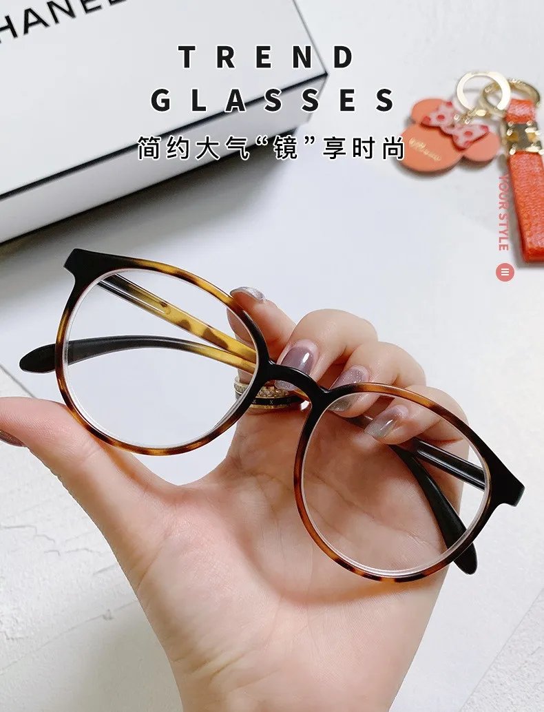 2021 New arrival Computer Glasses Frame Women Men Anti Blue Light Round Eyewear Blocking Glasses Optical Spectacle Eyeglass