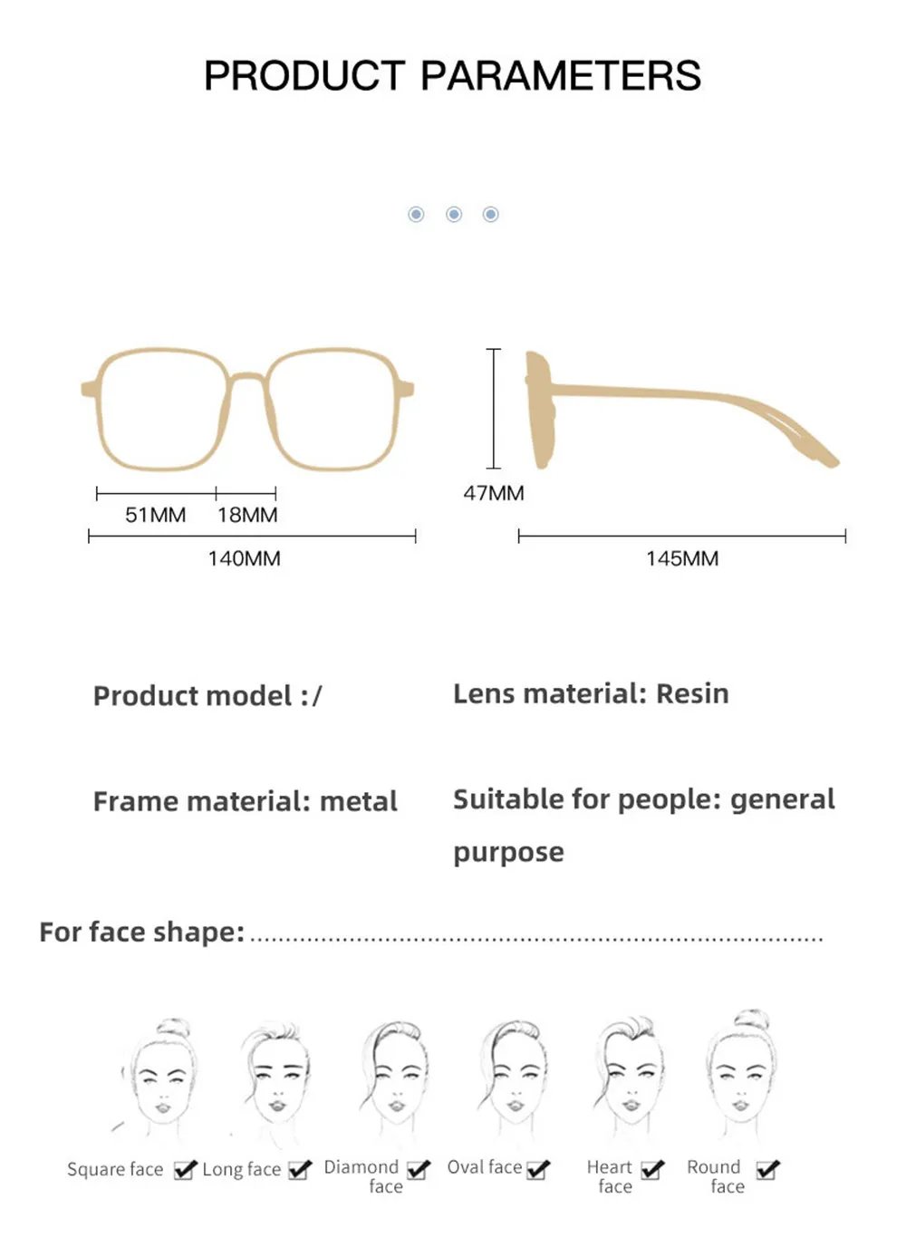 Unisex Retro Fashion Finished Myopia Glasses Half Frame Blue Light Blocking Eyewear for Men Women Nearsighted Minus Diopters