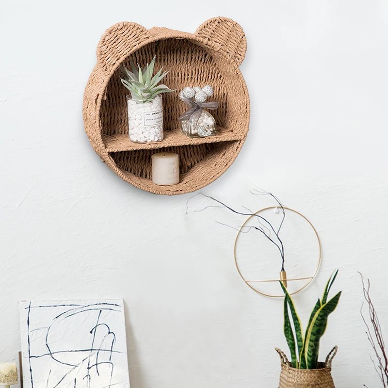 Imitation Rattan Food Grade Plastic Fruit Basket Storage Basket Wall Mounted Storage Rack Straw Woven Handmade Storage Basket Imitation Rattan Food Grade Plastic Fruit Basket Storage Basket Wall Mounted Storage Rack Straw Woven Handmade Storage Basket
