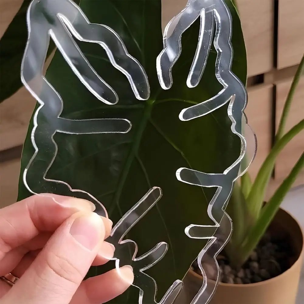 Turtle Shell Bamboo Clamp Reusable Clear Plastic Plant Stem Support Holder for Indoor and Outdoor Plants for Flower Lovers