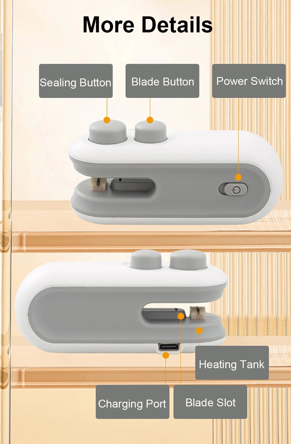 Bag Sealer Mini Plastic Bags Sealer 2in1 Portable Packaging thermal Sealing Machine Rechargeable Food Storage Plastic Bag Sealer Bag Sealer Mini Plastic Bags Sealer 2in1 Portable Packaging thermal Sealing Machine Rechargeable Food Storage Plastic Bag Sealer