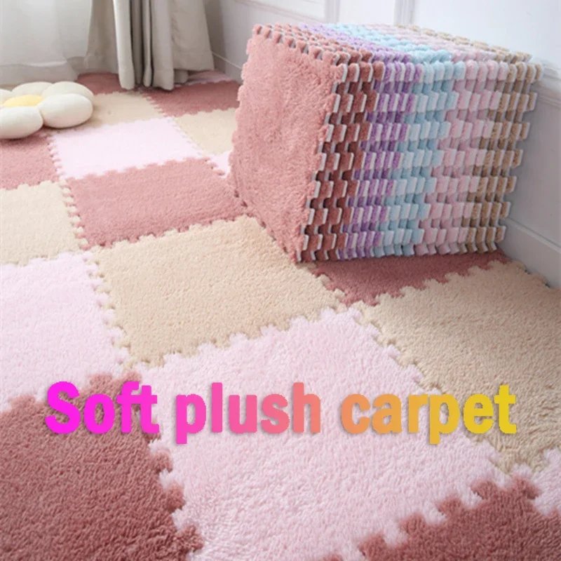 1-20pcs Interlocking Baby Play Pile Carpet Toddler Play Area and Exercise Mat Warming Play Mat Home Decor Baby Toy Gift