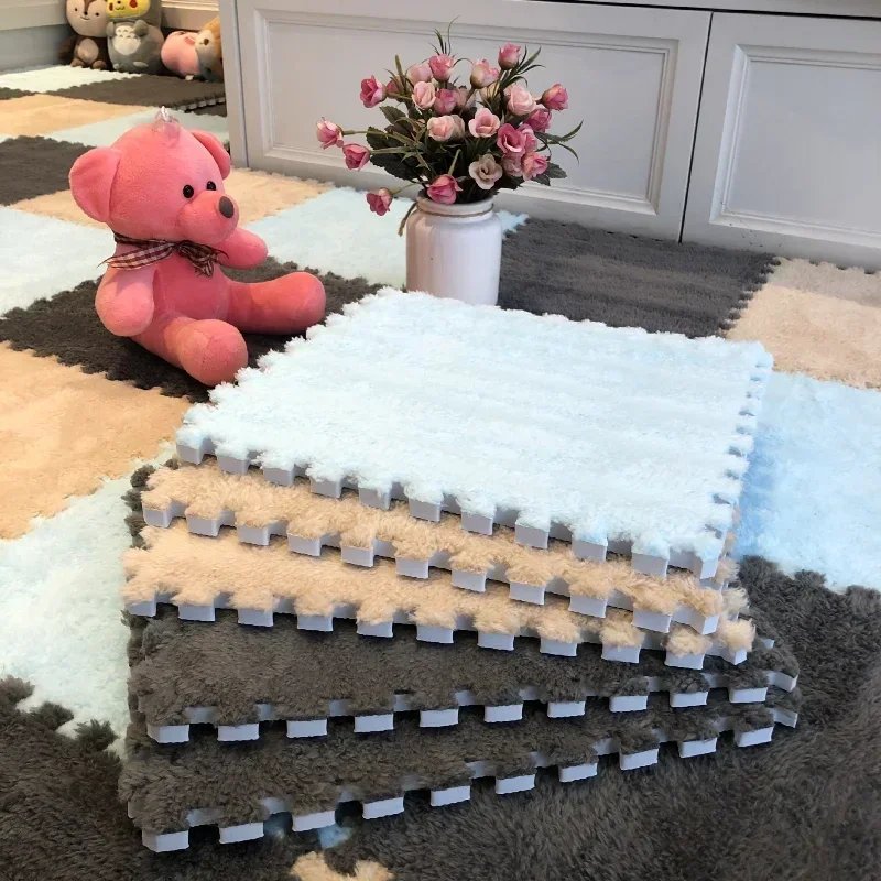 1-20pcs Interlocking Baby Play Pile Carpet Toddler Play Area and Exercise Mat Warming Play Mat Home Decor Baby Toy Gift