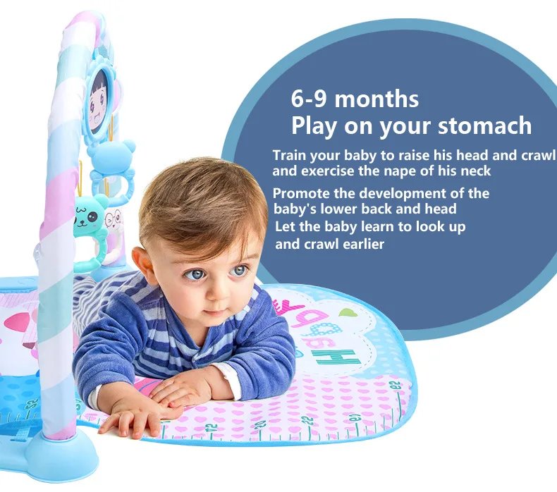 Baby Gyms & Playmats 5 In 1 Baby Gym Play Mat Non-Slip Playmat Baby Tummy Time Mats With Colorful Toys And Music For 0-36 Months Baby Gyms & Playmats 5 In 1 Baby Gym Play Mat Non-Slip Playmat Baby Tummy Time Mats With Colorful Toys And Music For 0-36 Months