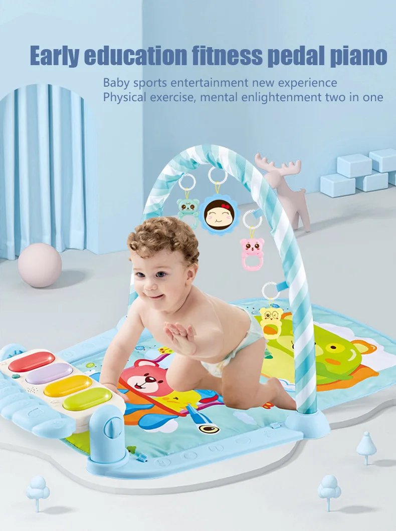 Baby Gyms & Playmats 5 In 1 Baby Gym Play Mat Non-Slip Playmat Baby Tummy Time Mats With Colorful Toys And Music For 0-36 Months Baby Gyms & Playmats 5 In 1 Baby Gym Play Mat Non-Slip Playmat Baby Tummy Time Mats With Colorful Toys And Music For 0-36 Months