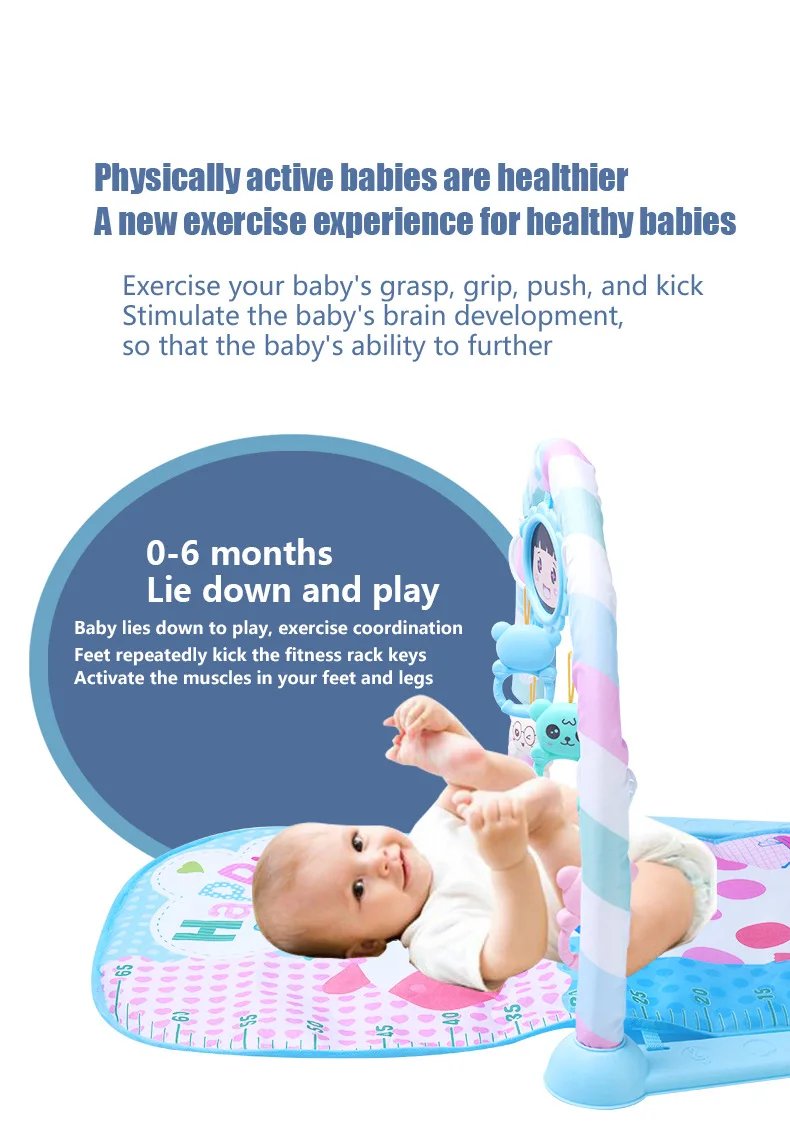 Baby Gyms & Playmats 5 In 1 Baby Gym Play Mat Non-Slip Playmat Baby Tummy Time Mats With Colorful Toys And Music For 0-36 Months Baby Gyms & Playmats 5 In 1 Baby Gym Play Mat Non-Slip Playmat Baby Tummy Time Mats With Colorful Toys And Music For 0-36 Months