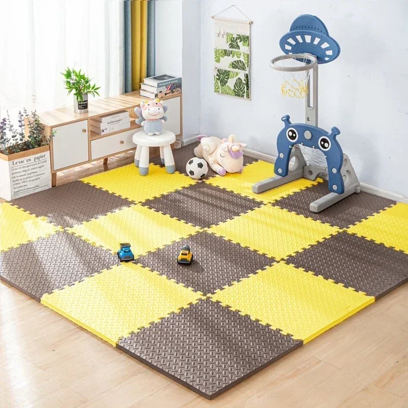 8/16pcs Interlocking Baby Play Mat, Thick and Soft Carpet Floor Mat, Perfect for Toddler's Room, Play Area and Exercise 8/16pcs Interlocking Baby Play Mat, Thick and Soft Carpet Floor Mat, Perfect for Toddler's Room, Play Area and Exercise