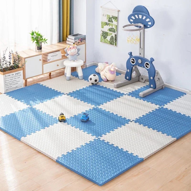 8/16pcs Interlocking Baby Play Mat, Thick and Soft Carpet Floor Mat, Perfect for Toddler's Room, Play Area and Exercise 8/16pcs Interlocking Baby Play Mat, Thick and Soft Carpet Floor Mat, Perfect for Toddler's Room, Play Area and Exercise