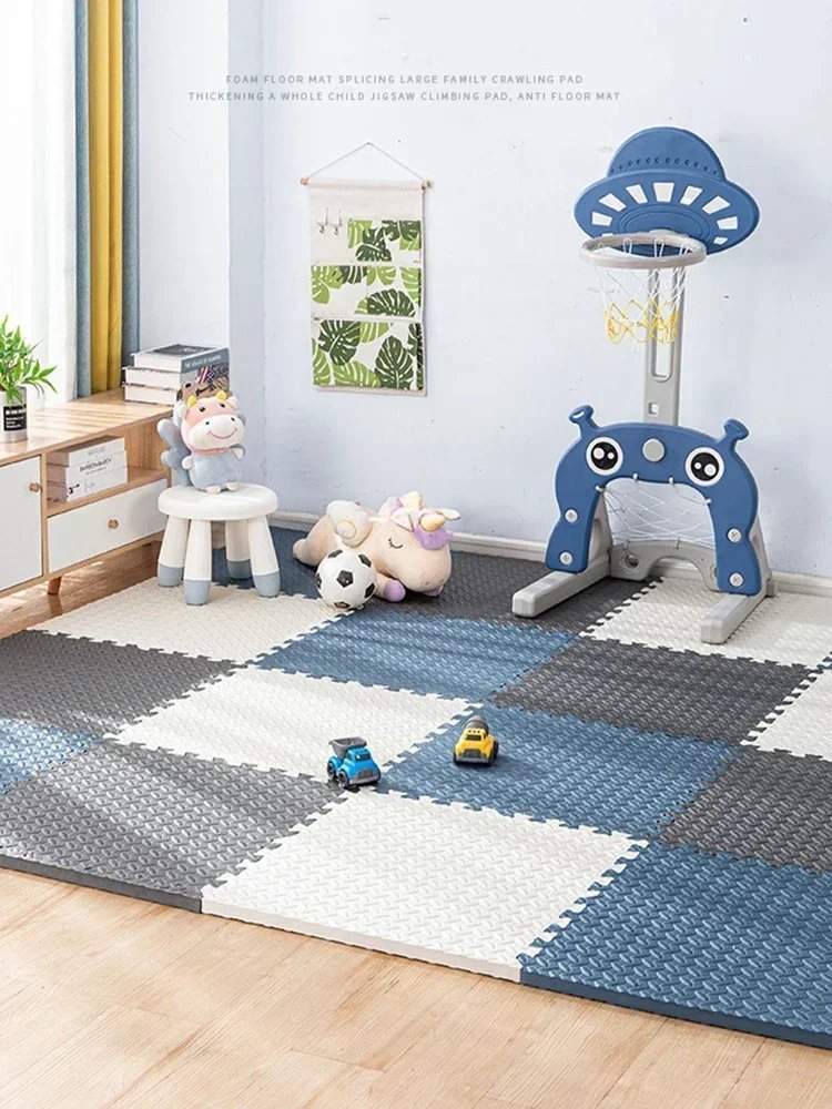 8/16pcs Interlocking Baby Play Mat, Thick and Soft Carpet Floor Mat, Perfect for Toddler's Room, Play Area and Exercise 8/16pcs Interlocking Baby Play Mat, Thick and Soft Carpet Floor Mat, Perfect for Toddler's Room, Play Area and Exercise