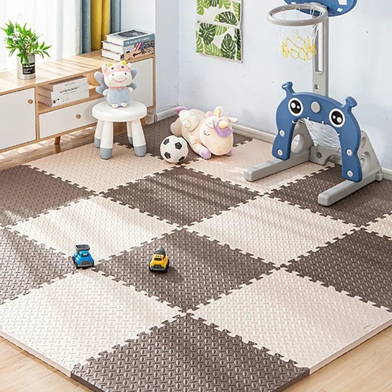 8/16pcs Interlocking Baby Play Mat, Thick and Soft Carpet Floor Mat, Perfect for Toddler's Room, Play Area and Exercise 8/16pcs Interlocking Baby Play Mat, Thick and Soft Carpet Floor Mat, Perfect for Toddler's Room, Play Area and Exercise