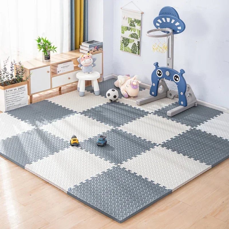 8/16pcs Interlocking Baby Play Mat, Thick and Soft Carpet Floor Mat, Perfect for Toddler's Room, Play Area and Exercise 8/16pcs Interlocking Baby Play Mat, Thick and Soft Carpet Floor Mat, Perfect for Toddler's Room, Play Area and Exercise