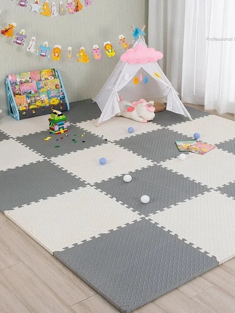 8/16pcs Interlocking Baby Play Mat, Thick and Soft Carpet Floor Mat, Perfect for Toddler's Room, Play Area and Exercise 8/16pcs Interlocking Baby Play Mat, Thick and Soft Carpet Floor Mat, Perfect for Toddler's Room, Play Area and Exercise