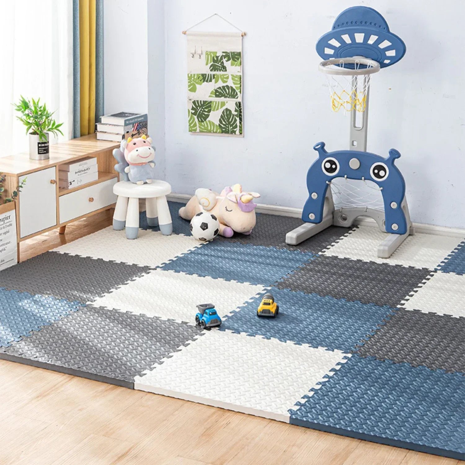 8/16pcs Interlocking Baby Play Mat, Thick and Soft Carpet Floor Mat, Perfect for Toddler's Room, Play Area and Exercise 8/16pcs Interlocking Baby Play Mat, Thick and Soft Carpet Floor Mat, Perfect for Toddler's Room, Play Area and Exercise