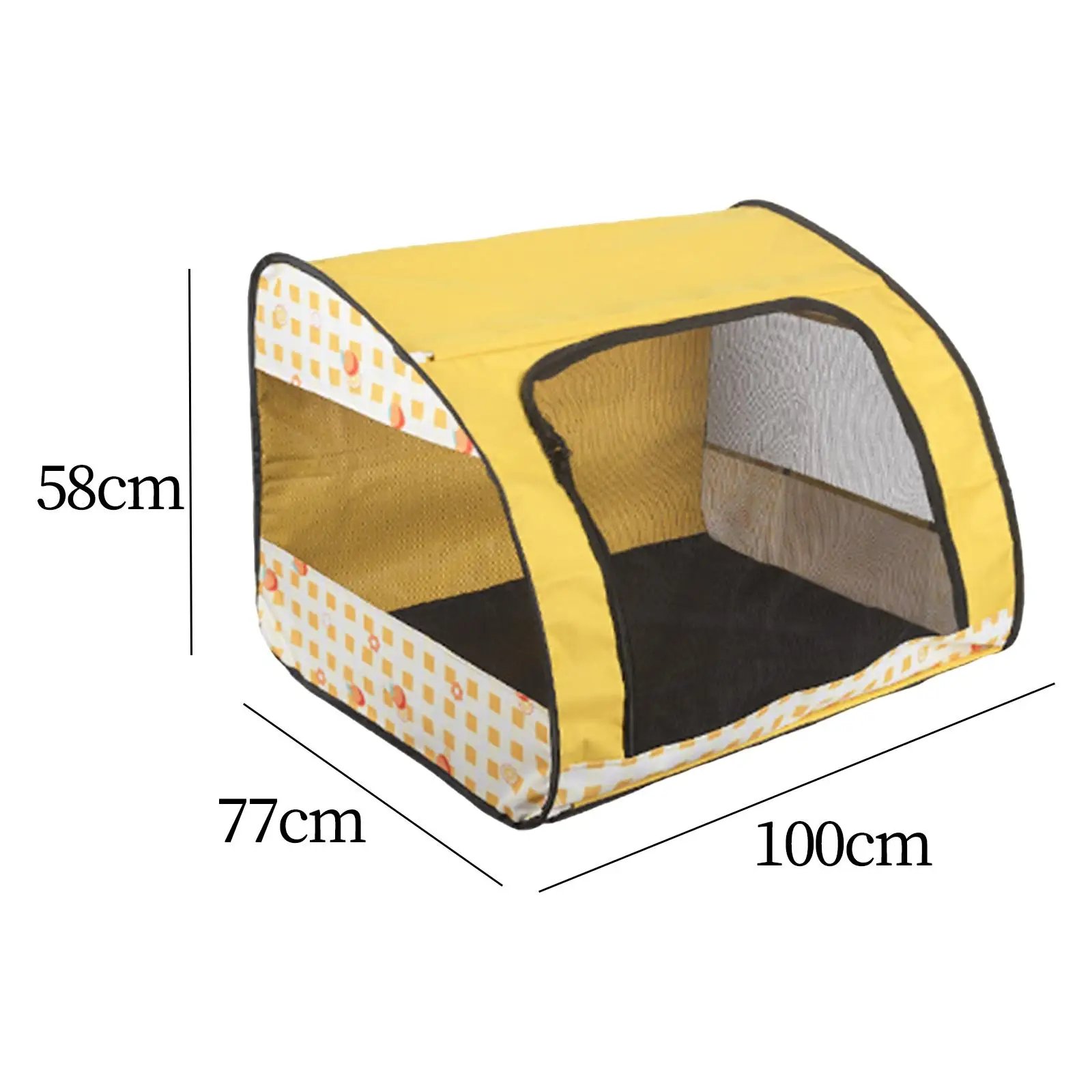 Foldable Cats Pen Tent,Pet Crate House,Spacious Enclosed Tent,Detachable Puppy Playpen,Collapsible Pets Playpen for Travel Use