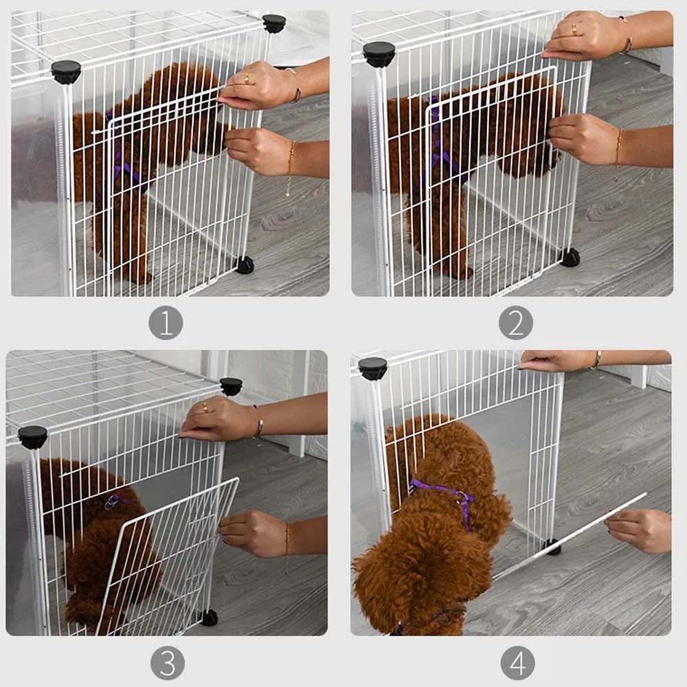 Dog Fences Pet Playpen DIY Animal Cat Crate Cave Multi-functional Sleeping Playing Kennel rabbits guinea pig Cage Dog House